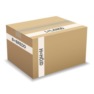 PAPKASSE 310X230X100MM 7MM BRUN FEFCO 0201