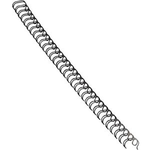 WIRESPIRALRYGGE 3:1 34 RINGE 8 MM SORT T/45 ARK WIRESPIRALRYGGE 3:1 34 RINGE 8 MM SORT T/45 ARK