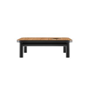 Kirra Side Table w/Accessory Fit Noir Kirra Side Table w/Accessory Fit Noir