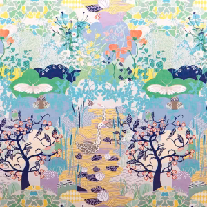GAVEPAPIR 57 CM "MY DREAM FOREST" 150 MTR. GLAT PAPIR
