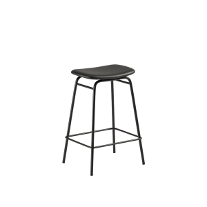 Frame Bar Stool – Terra Black leather – 68 cm. Frame Bar Stool - Terra Black leather - 68 cm.