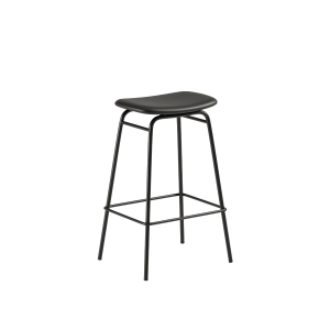 Frame Bar Stool – Terra Black leather – 73 cm. Frame Bar Stool - Terra Black leather - 73 cm.