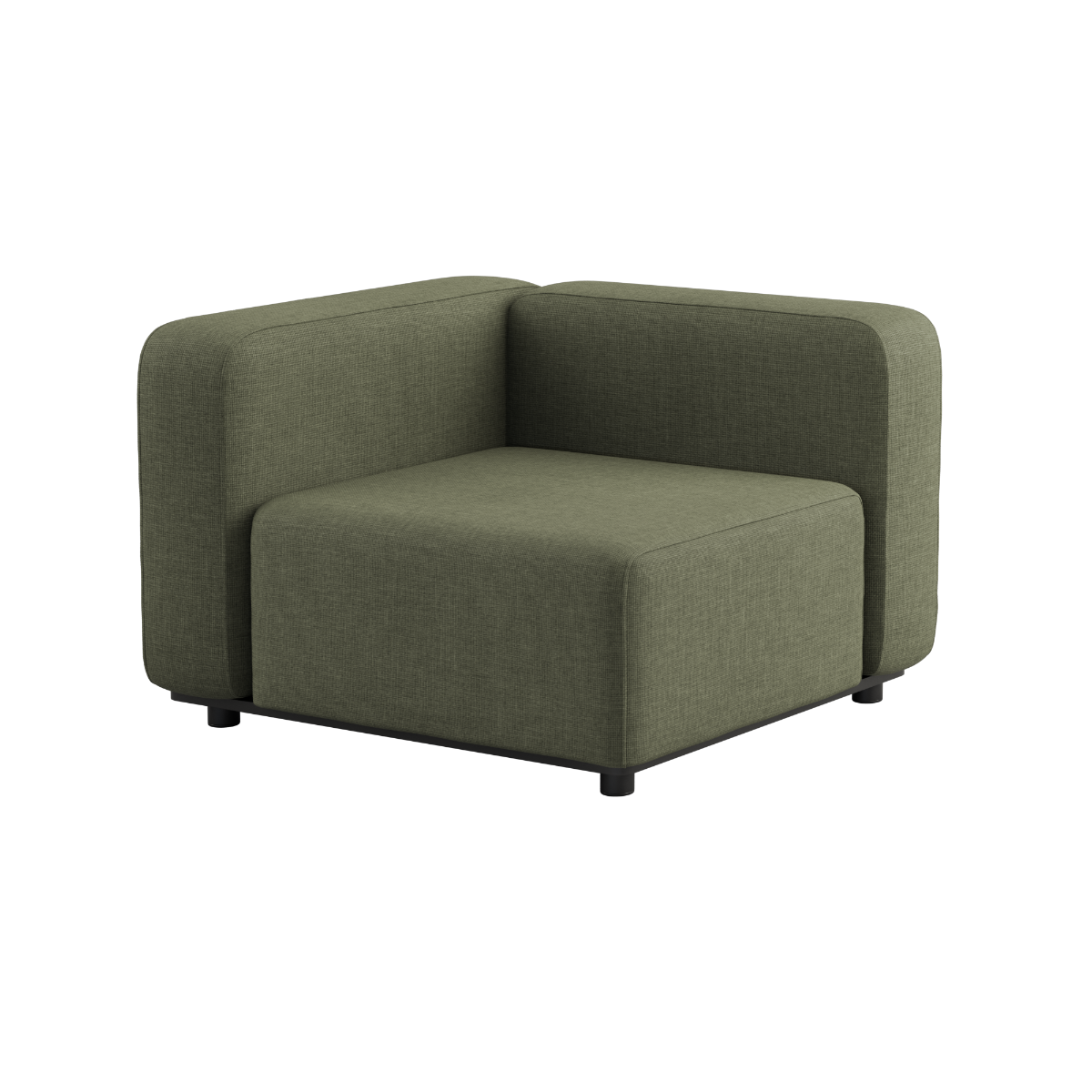 Cobana Lounge Sofa - Corner Section Olive