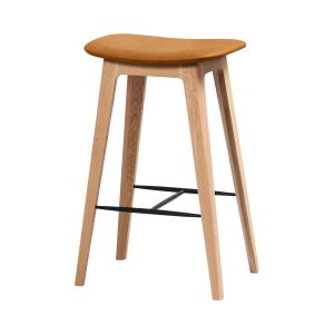 Nordic Bar Stool - Oak - Luna Sandstone - 68 cm