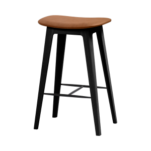 Nordic Bar Stool - Black Stained Oak - Terra Safari - 73 cm