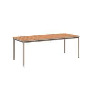 Kirra Dining Table 90x210 Taupe