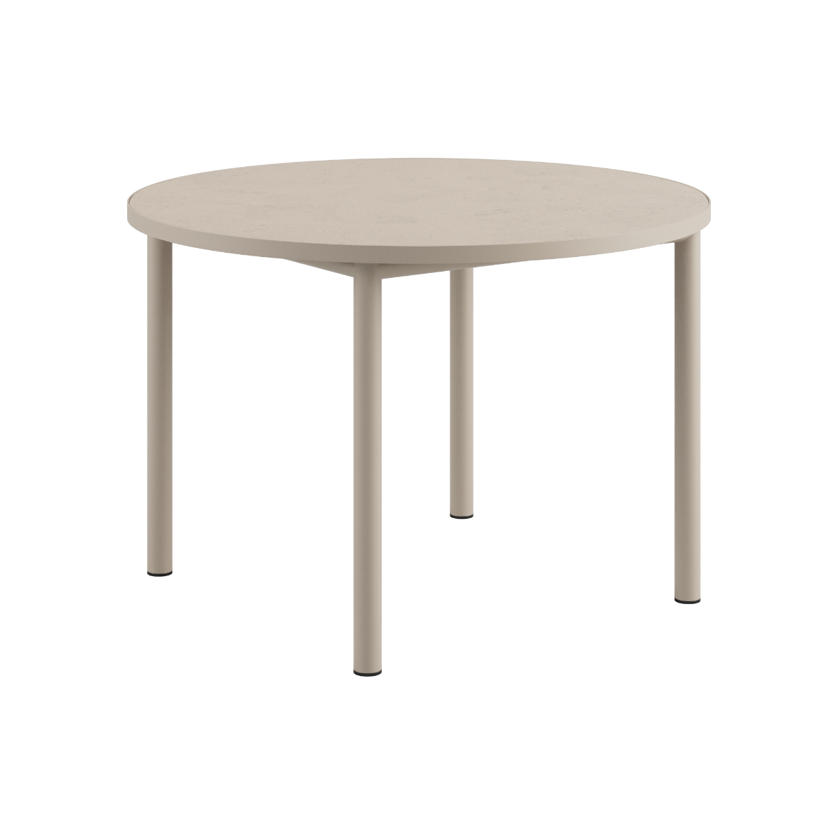 Kirra Dining Table Ø110 Ceramic Taupe