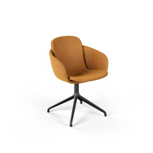 Chair no. One S2 Black Swivel – Luna Sandstone Chair no. One S2 Black Swivel - Luna Sandstone