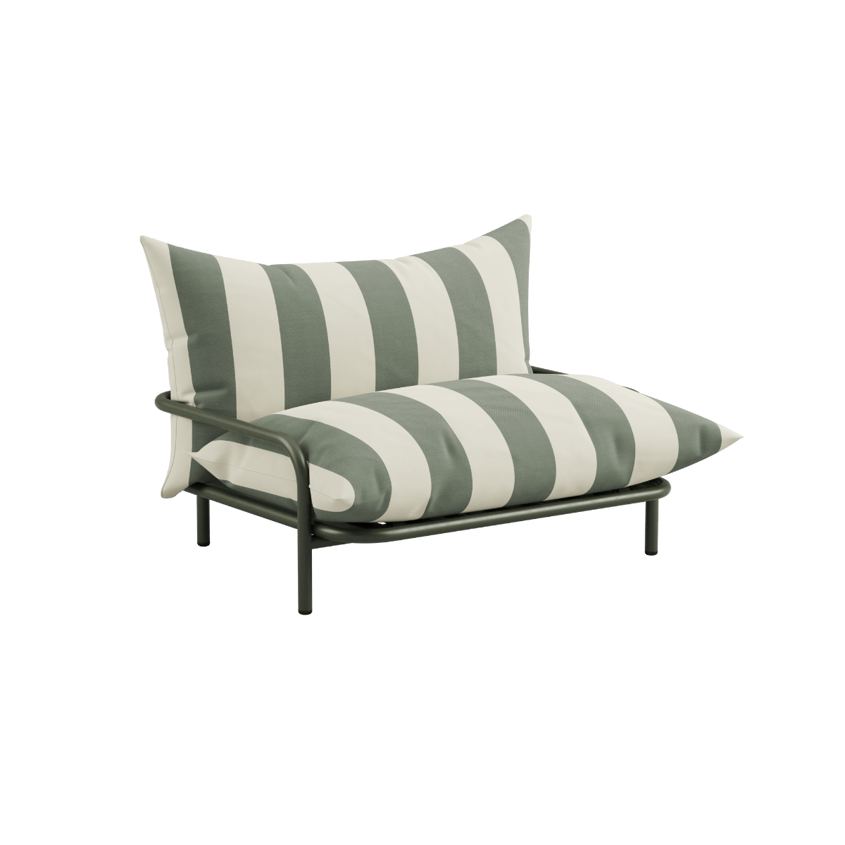 Mollis Lounge Chair - Renesse Olive