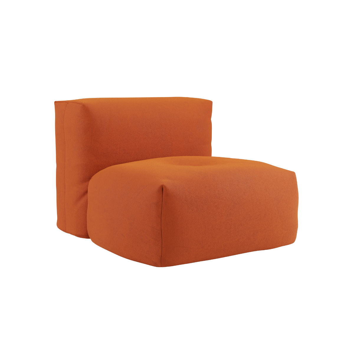Soft Sofa Indoor - Seat Orange Jaquard