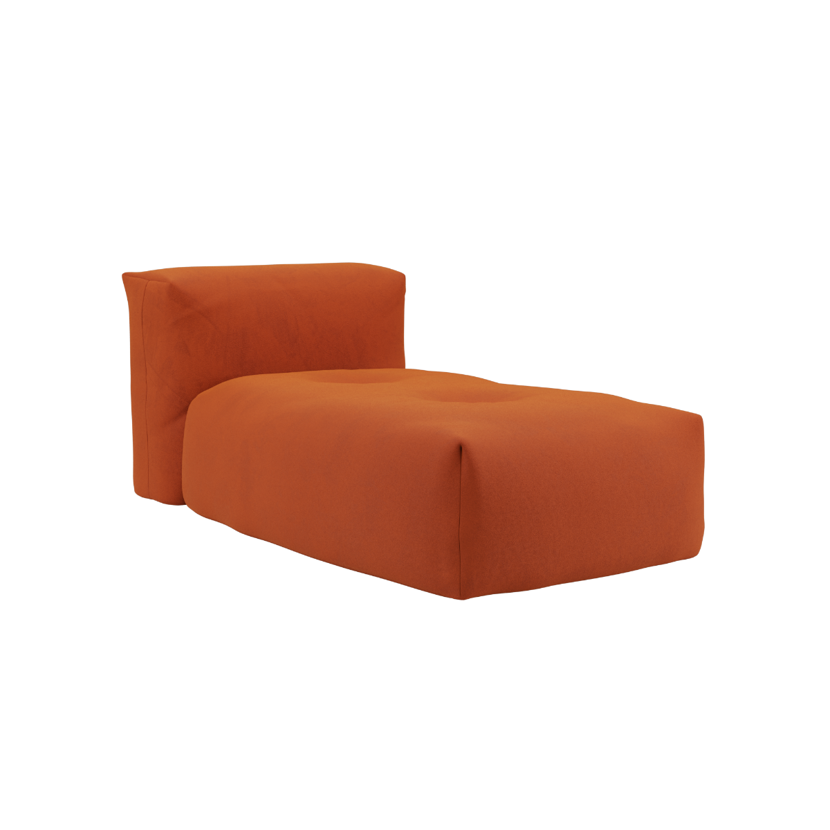 Soft Sofa Indoor - Lounger Orange Jaquard