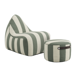 SACKit Chair & Pouf Outdoor – Renesse Olive SACKit Chair & Pouf Outdoor - Renesse Olive