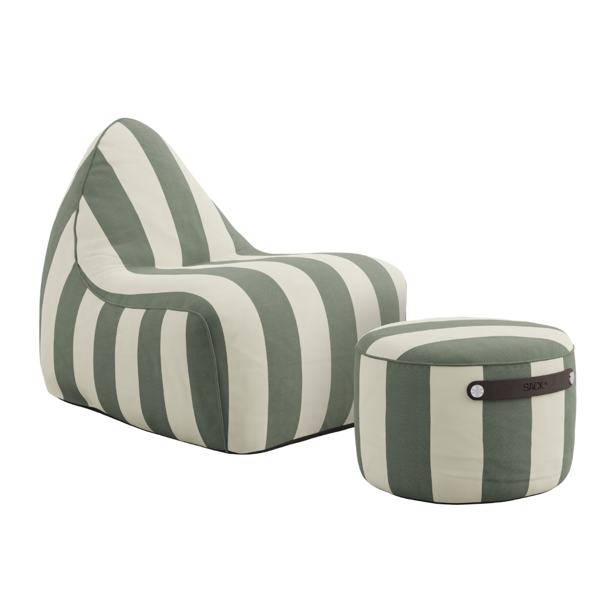 SACKit Chair & Pouf Outdoor - Renesse Olive