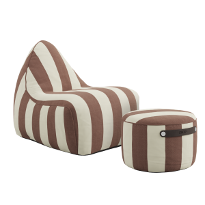 SACKit Chair & Pouf Outdoor – Renesse Chestnut SACKit Chair & Pouf Outdoor - Renesse Chestnut