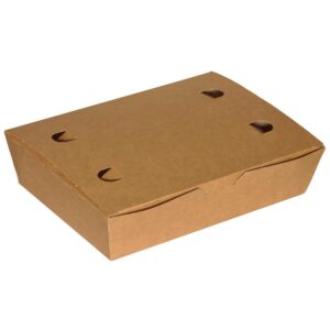 PØLSEÆSKE M/LÅG STOR BRUN 200X140X50MM 200 STK/PK PØLSEÆSKE M/LÅG STOR BRUN 200X140X50MM 200 STK/PK