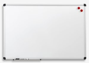 180 x 90 cm Whiteboard. Aluminium frame