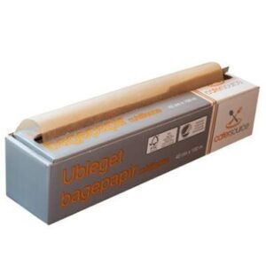 BAGEPAPIR CATERSOURCE 42CM M/SILIKONE BRUN 100 MTR./RL.