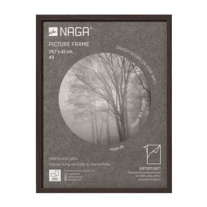 Picture frame, 29.7x42 cm, dark oak
