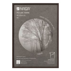 Picture frame, 42x59,4 cm, dark oak