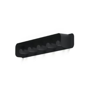 KNAGERÆKKE DURASTORE METAL 5 KNAGER & HYLDE SORT