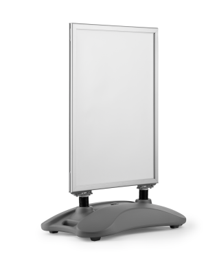 Gadeskilt heavy base outdoor a1Dobbeltsidet gadeskilt med stabil base til A1-format. Vejrbestandigt takket være UV-stabil frontplast og gummitætning, som beskytter mod vand. Gadeskilt heavy base outdoor a1Dobbeltsidet gadeskilt med stabil base til A1-format. Vejrbestandigt takket være UV-stabil frontplast og gummitætning, som beskytter mod vand.