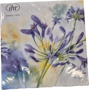 SERVIETTER 33X33 IHR AGAPANTHUS