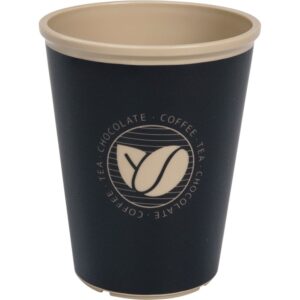 KAFFEBÆGER 240ML. SORT PP FLERGANGSBRUG 12 STK/PK KAFFEBÆGER 240ML. SORT PP FLERGANGSBRUG 12 STK/PK
