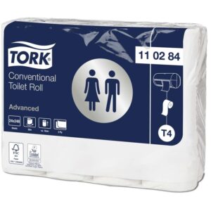 TOILETPAPIR TORK ADVANCED T4 2-LAGS 35M PK/24 RL. TOILETPAPIR TORK ADVANCED T4 2-LAGS 35M PK/24 RL.