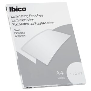 LAMINERINGSLOMMER A4 IBICO BASICS LIGHT 100 STK/PK LAMINERINGSLOMMER A4 IBICO BASICS LIGHT 100 STK/PK