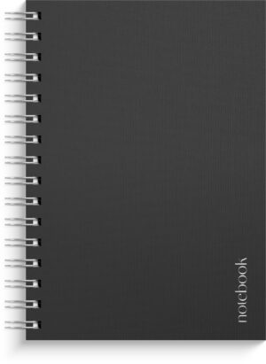 Notebook blank A5 Black Notebook blank A5 Black
