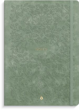 Notebook Deluxe A5 Smooth Green Forest Notebook Deluxe A5 Smooth Green Forest