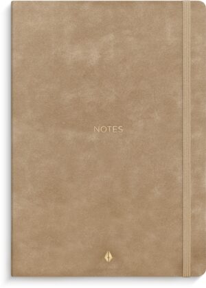 Notebook Deluxe A5 Smooth Beige Notebook Deluxe A5 Smooth Beige