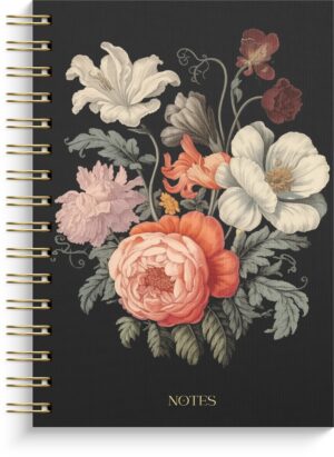 Notebook A5 Dark Bloom Notebook A5 Dark Bloom