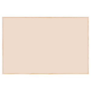 Whiteboard with wooden frame, Beige, 88.5 x 58.5 cm
