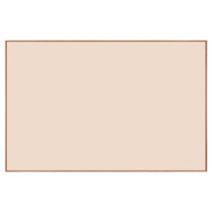 Whiteboard with solid beech wood frame, Beige, 150 x 100 cm