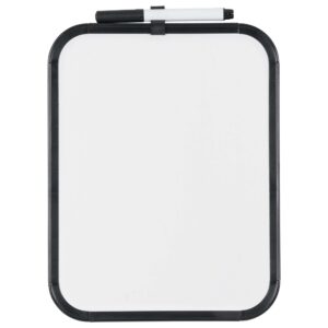 Mini whiteboard with black frame 21.6 x 27.9 cm
