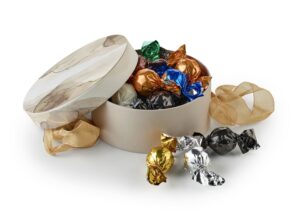 Brun Marmor - Mixede Chokoladekugler 300 g.