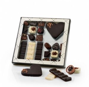 Creme stjerneæske m/chokolade 300 g.